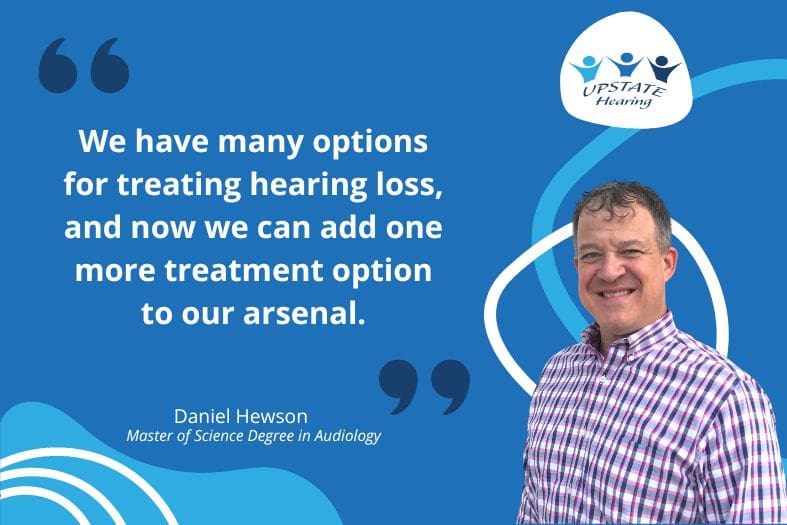 We have many options for treating hearing loss, and now we can add one more treatment option to our arsenal.